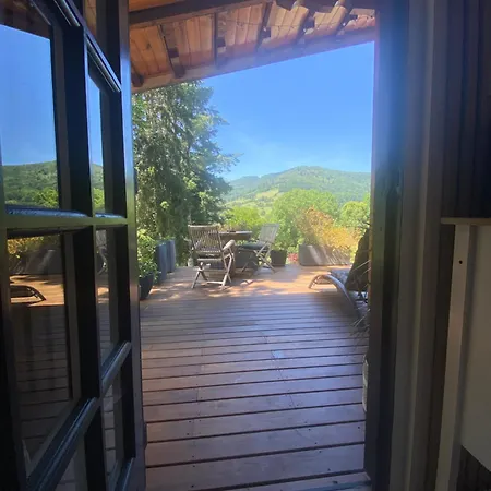 & Grande Terrasse Privees, Vue Montagne - Bella Rosa بيت خشبي